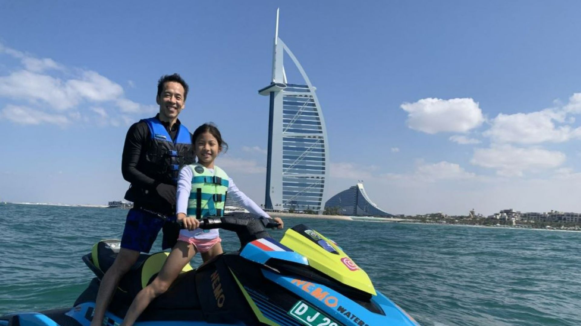 60 Mins Iconic Burj Al Arab and Atlantis Tour on Jet Ski 
