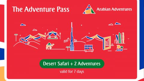 The Adventure Pass - Desert Safari + 2 Adventures