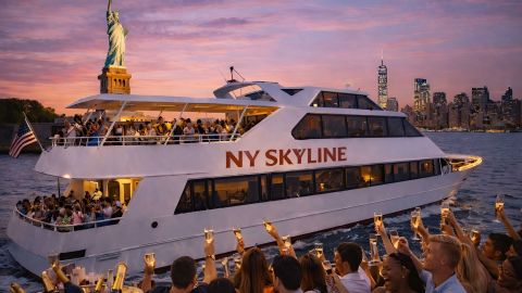 NYC 90 Min Unlimited Prosecco, Beer and Aperol Spritz Cruise