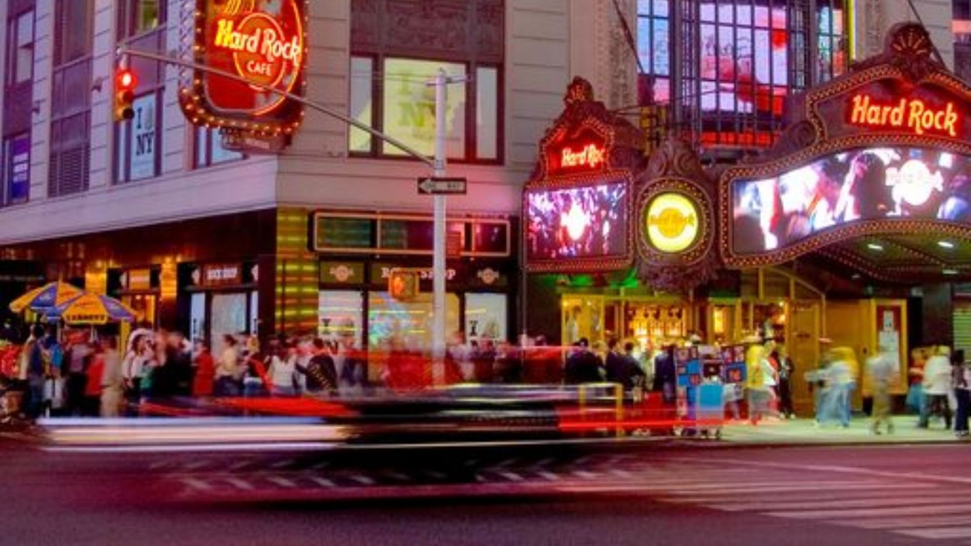 Meal at Hard Rock Cafe New York Times Square