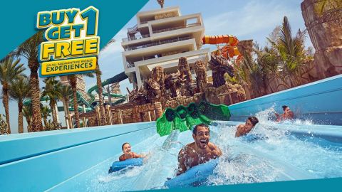 BOGO Offer Aquaventure Day Pass – Valid for 4 Guests (Weekend)