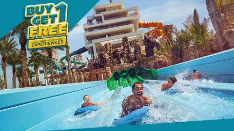 BOGO Offer Aquaventure Day Pass – Valid for 2 Guests - (Weekday)