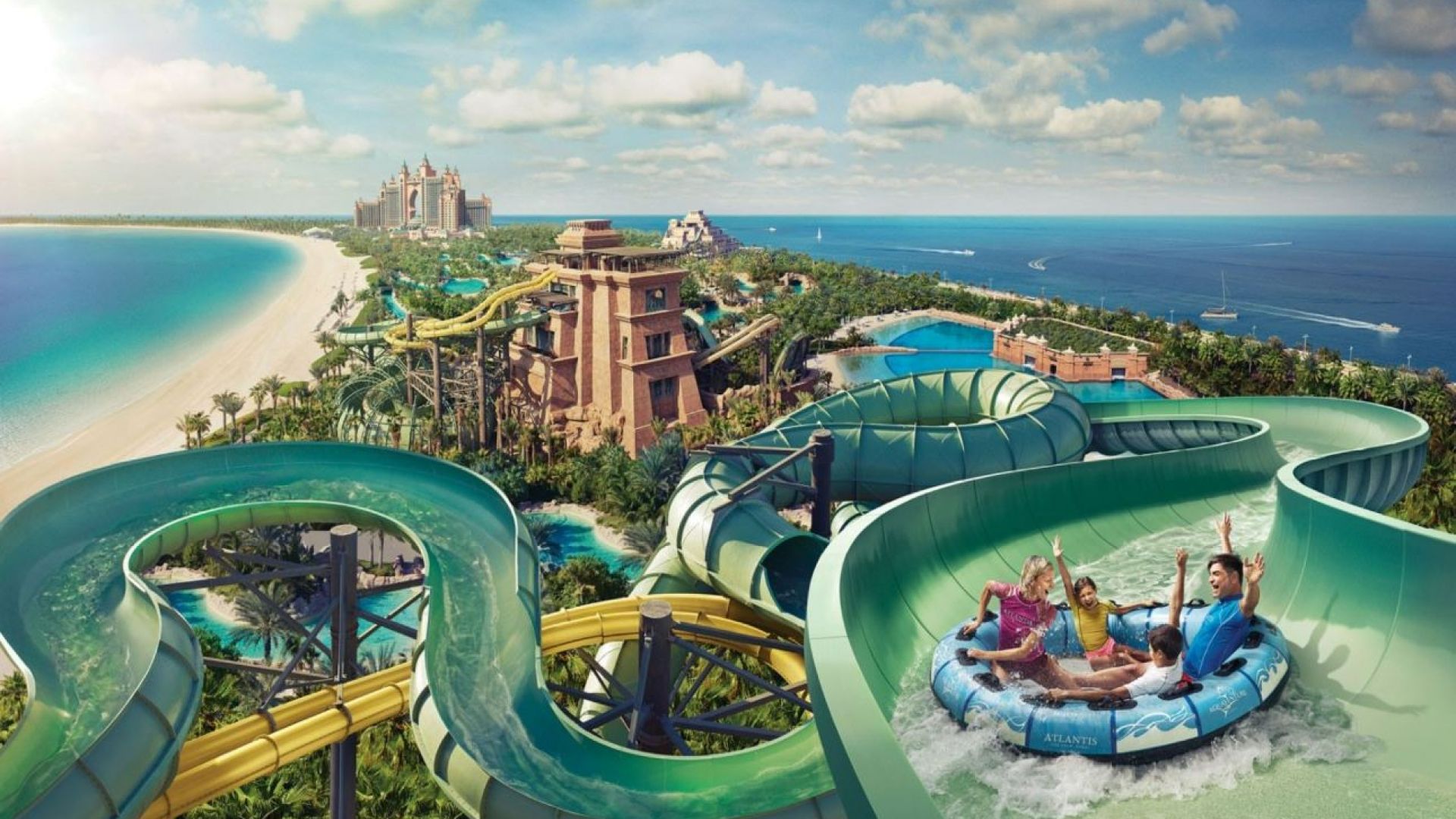 Aquaventure Waterpark + Interactive Lost World Aquarium