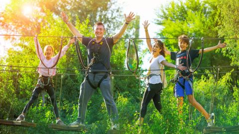 Zipline Park: Forest Explorer (From 1.25m Tall)