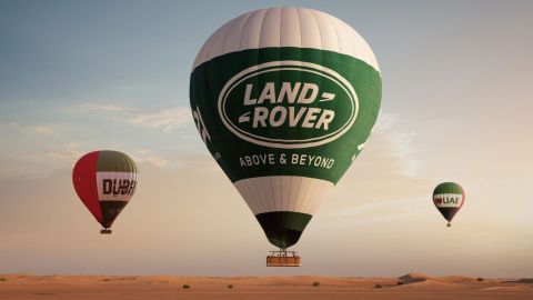 Hot Air Balloon Ride, Vintage Land Rover Drive & Breakfast