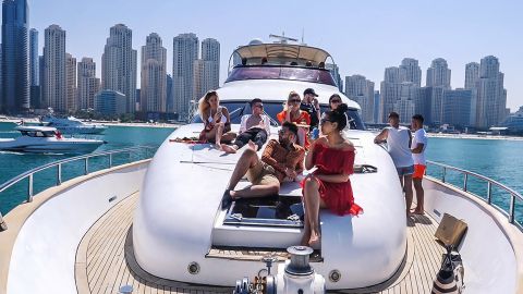 Xclusive Yachts - Dubai Marina Morning Yacht Tour with Breakfast