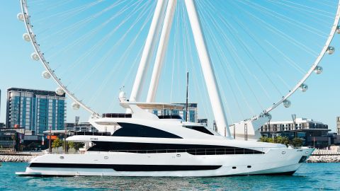 Dubai Harbour - Superyacht Private Tour up to 100 guests - 4 hours 