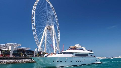 3-Hour Dubai Marina Extended Sunset Yacht Tour with Live BBQ