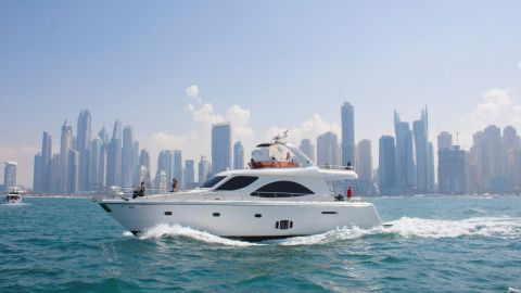 2-Hour Dubai Marina Mid Day Yacht Tour with Live BBQ