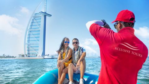 Speed Boat Tour Dubai Marina and The Palm by Xclusive Yachts