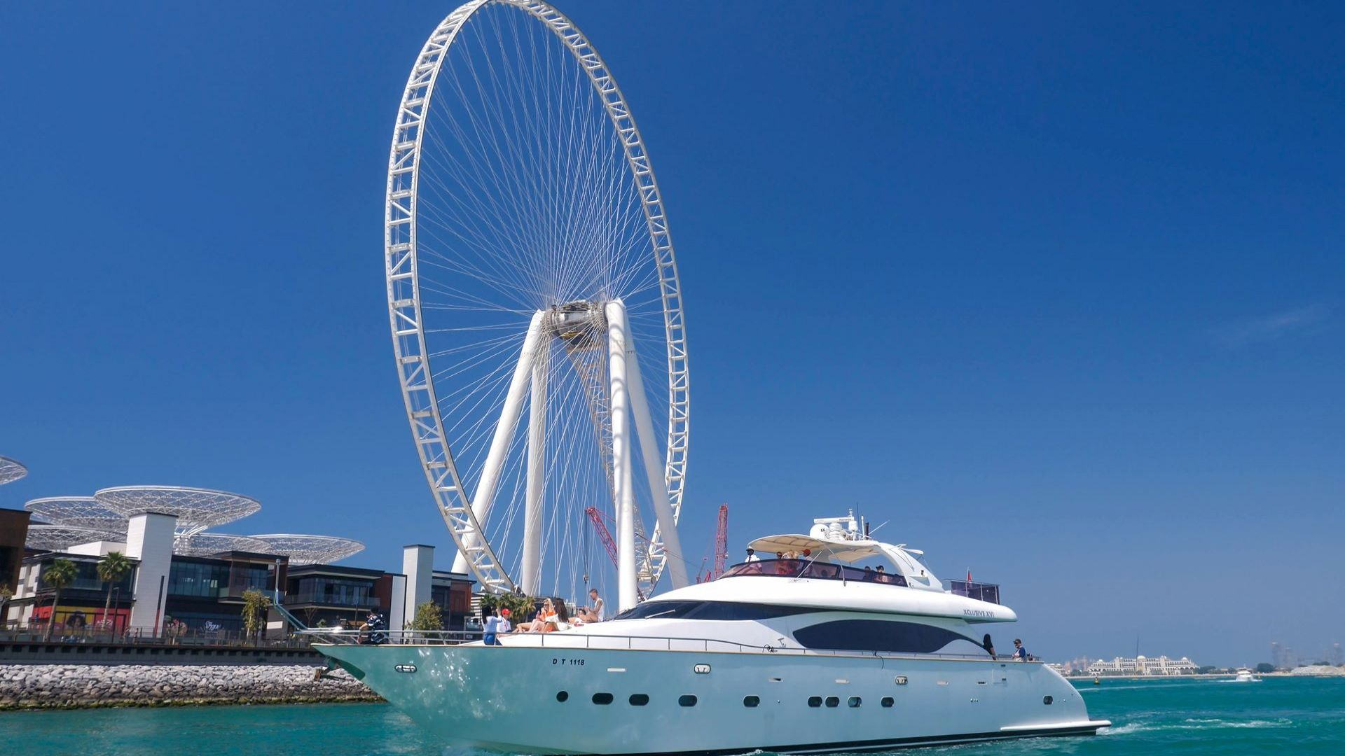Dubai Marina -  Late Riser Sharing Yacht Tour - 2 Hours