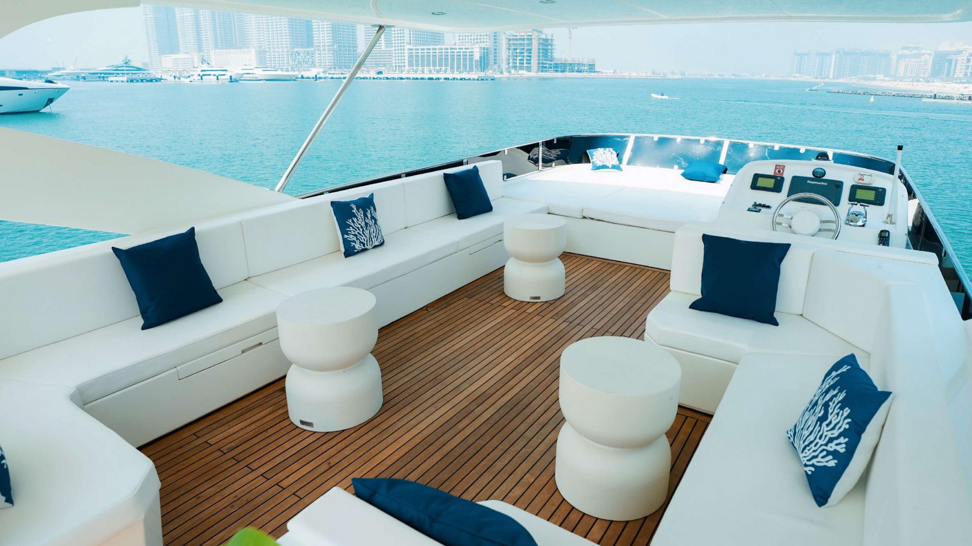 Dubai Marina Afternoon Yacht Tour with Live BBQ - 3 Hours