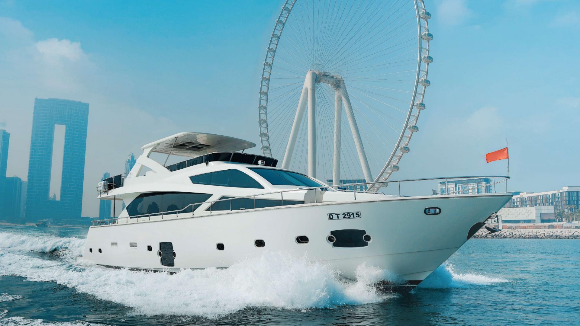 Dubai Marina Afternoon Yacht Tour with Live BBQ - 3 Hours