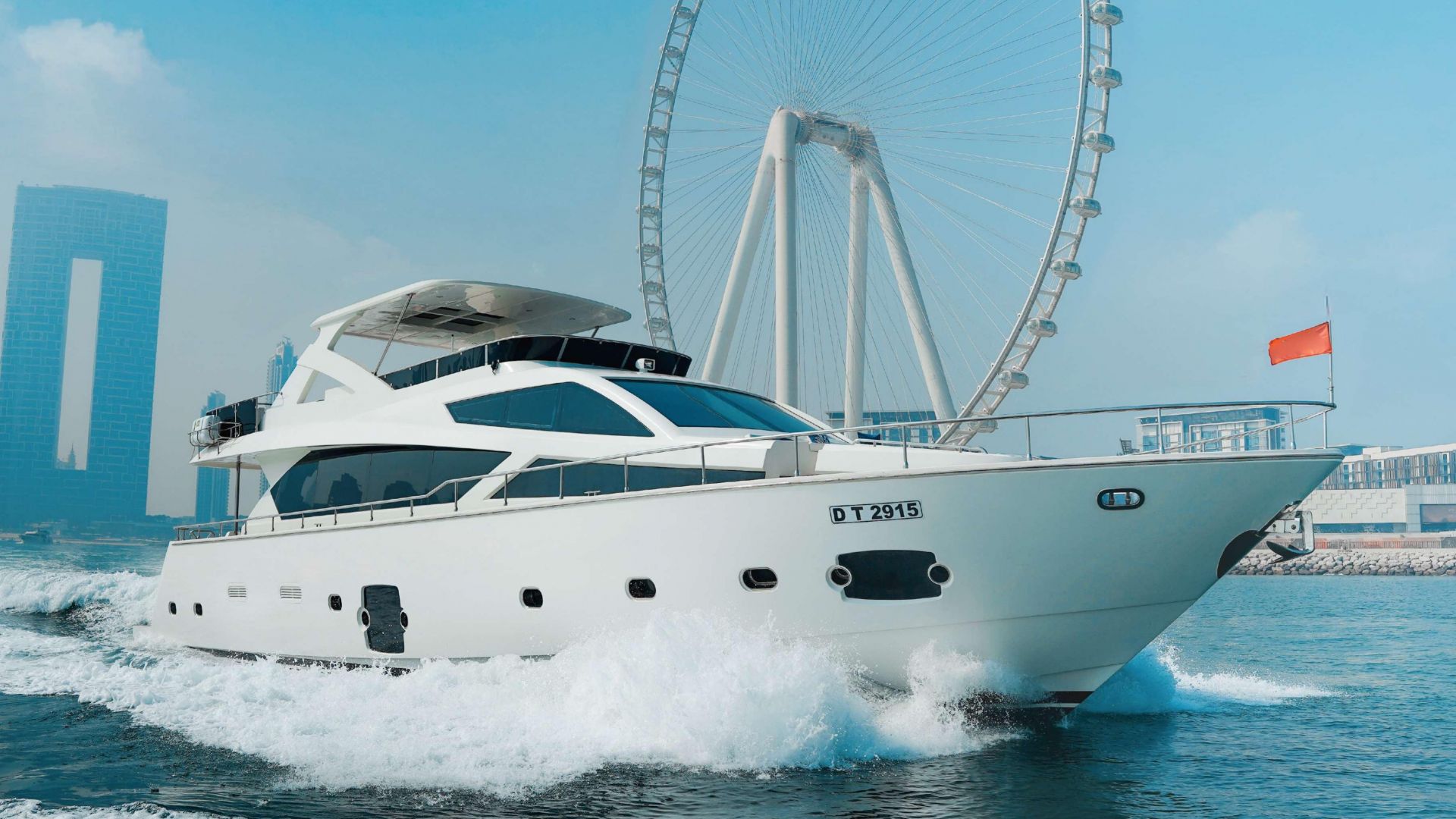 Dubai Marina Yacht Tour with Live BBQ Lunch - 2 Hours