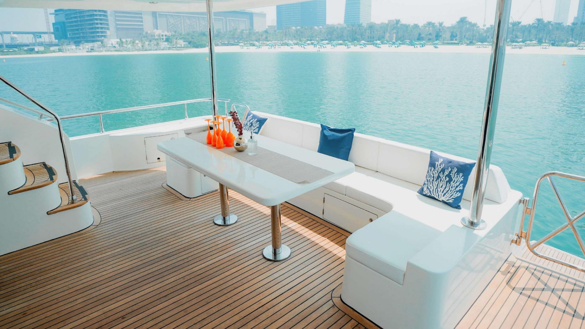 Dubai Marina Twilight Yacht Tour with Live BBQ - 2 Hours