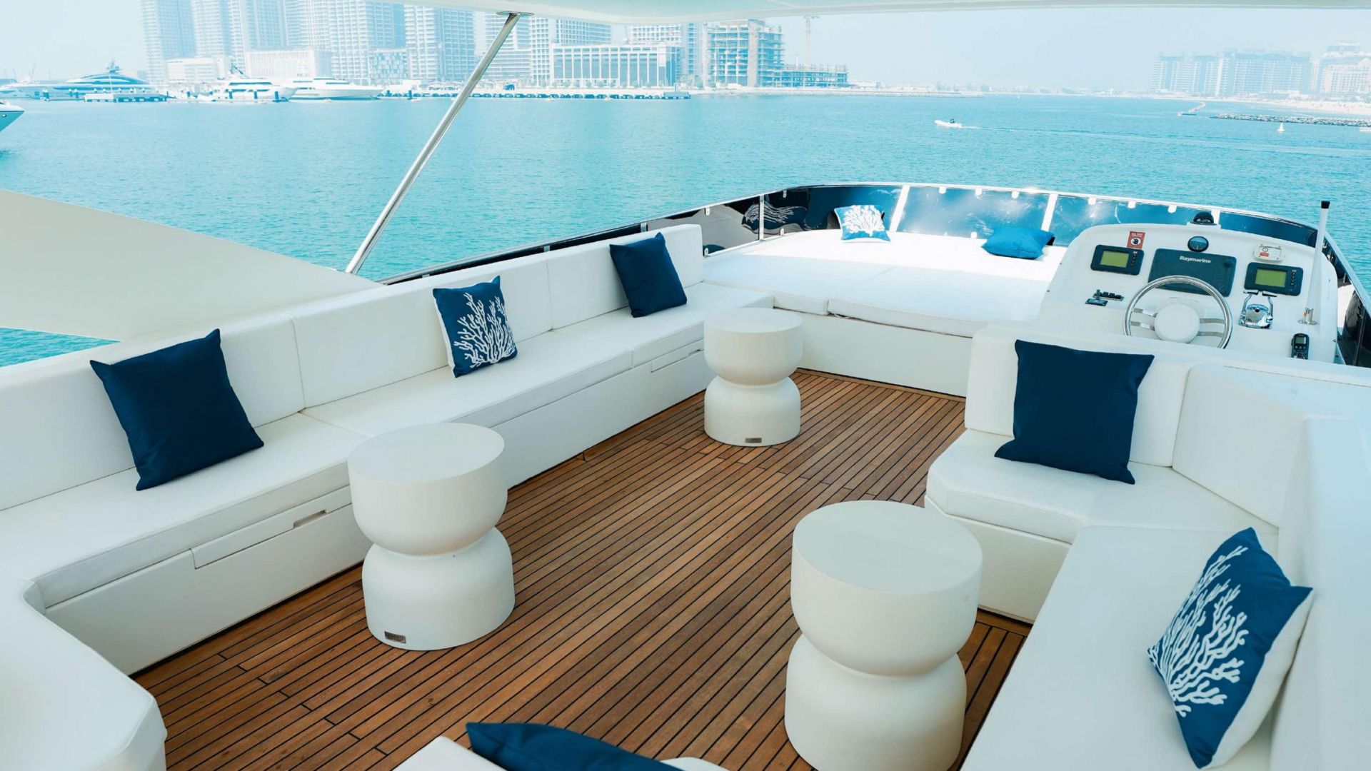 Dubai Marina Twilight Yacht Tour with Live BBQ - 2 Hours