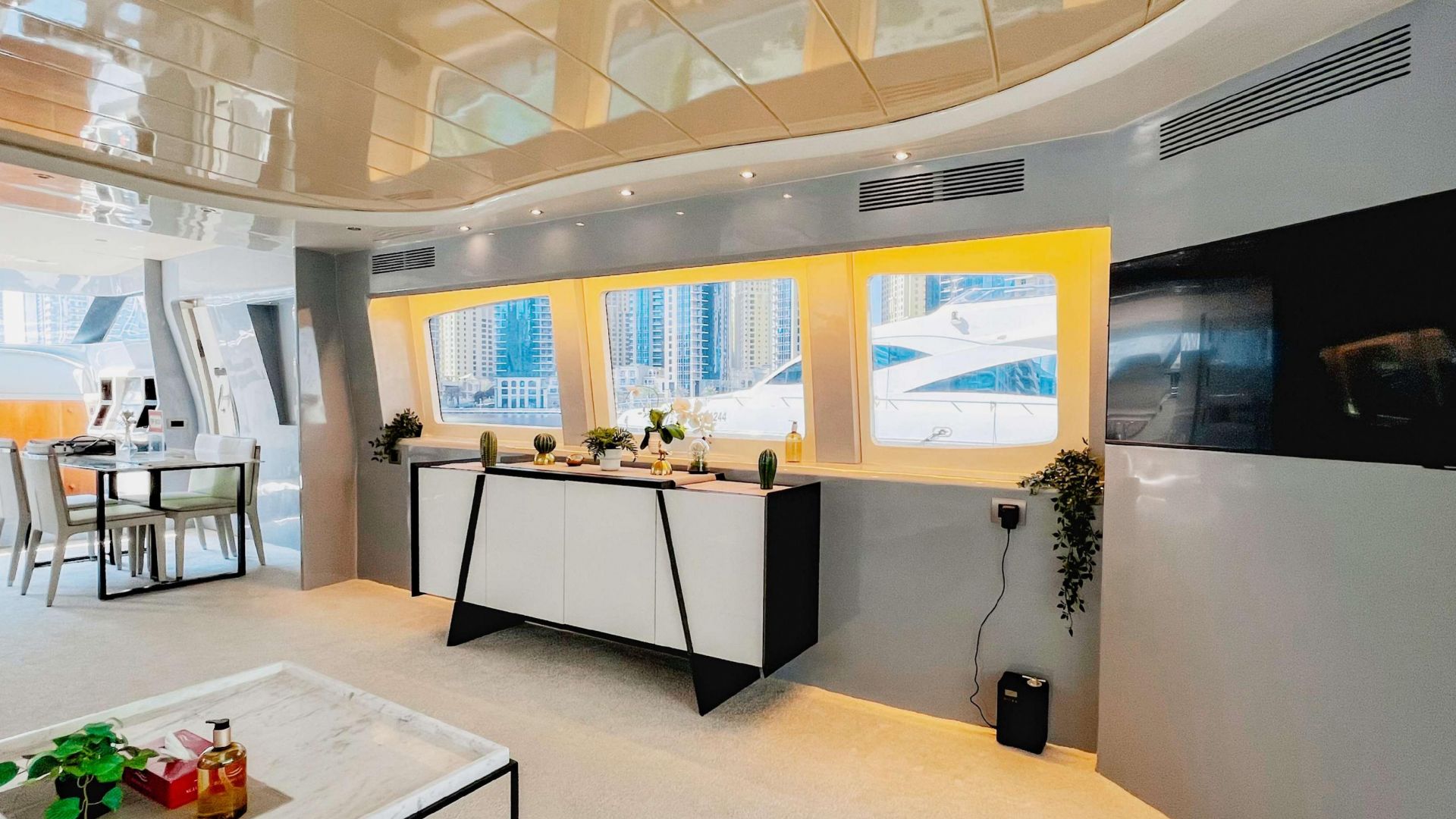 Dubai Marina Private Yacht Tour for 40 Guests 3H + 1H Free Until 30 Sep 2026
