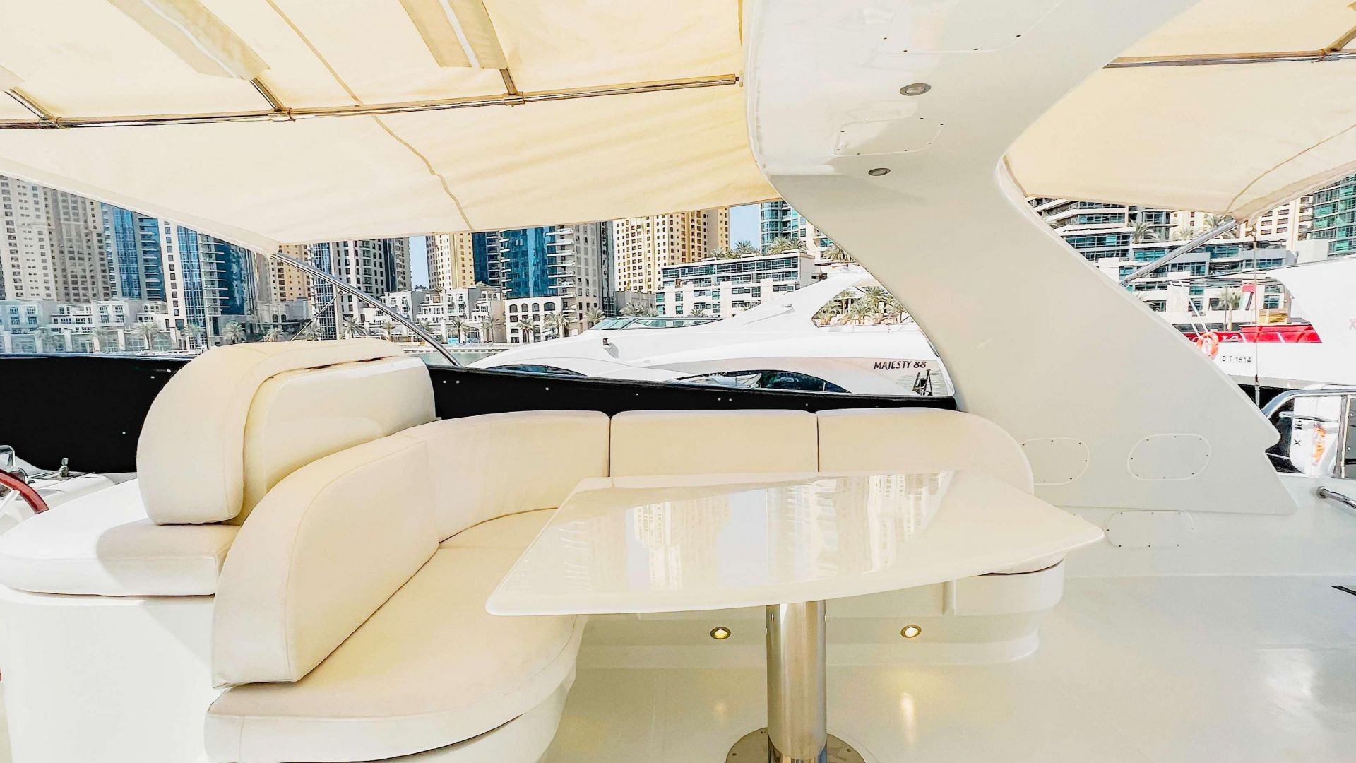 Dubai Marina Private Yacht Tour for 40 Guests 3H + 1H Free Until 30 Sep 2026