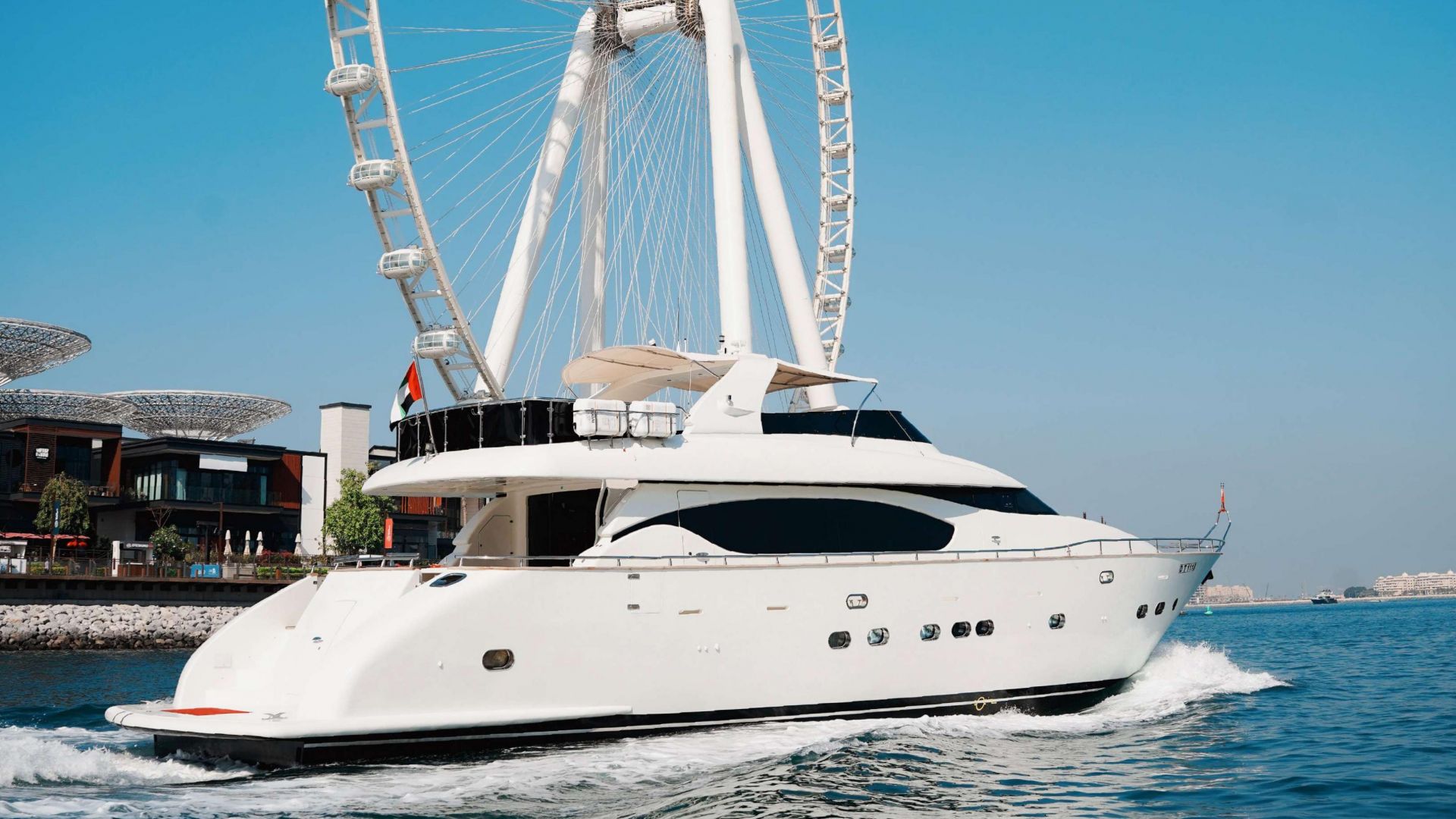 Dubai Marina Private Yacht Tour for 40 Guests 3H + 1H Free Until 30 Sep 2026