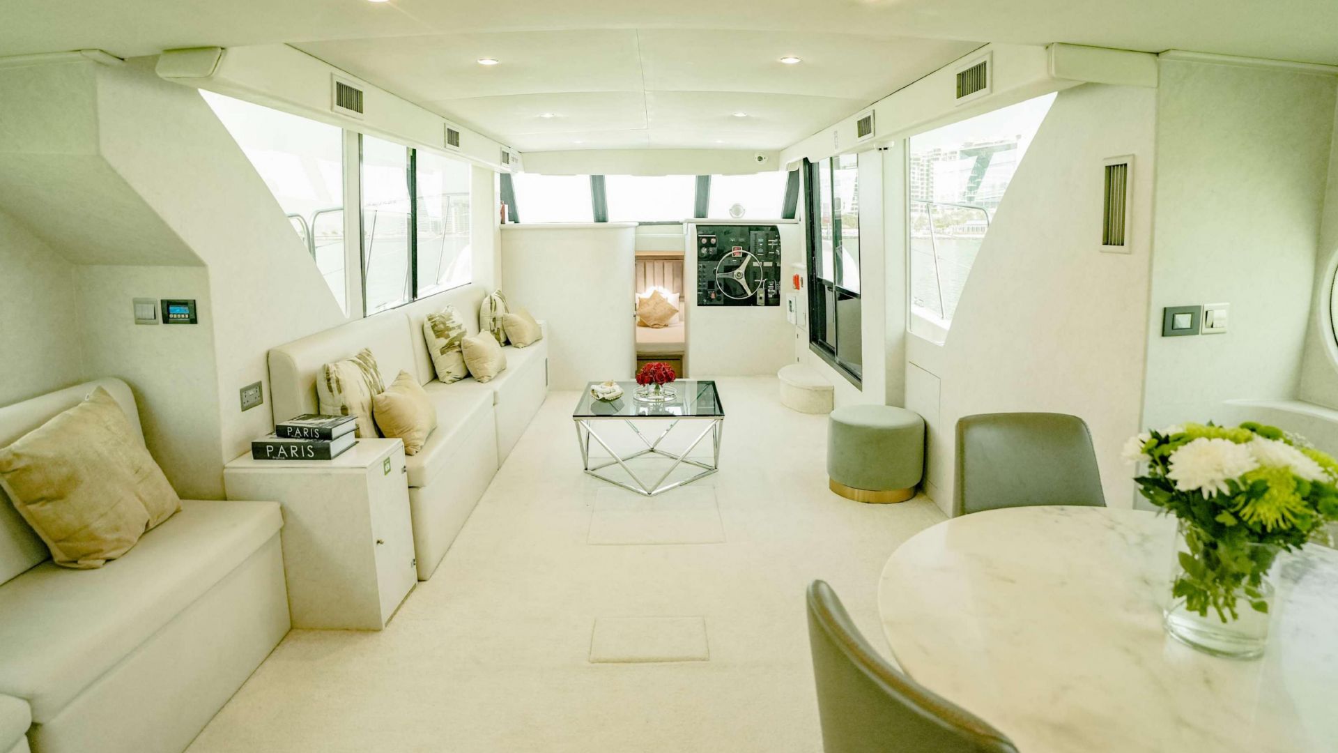 Dubai Marina Private Yacht Tour for 30 Guests – 2H + 1H Free Until 30 Sep 2026