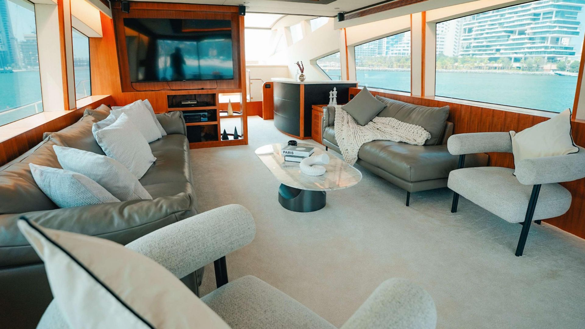 Dubai Marina -  Extended Sunset Sharing Yacht Tour - 3 Hours
