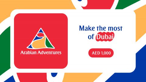 1000 AED Gift Voucher from Arabian Adventures In Resort 