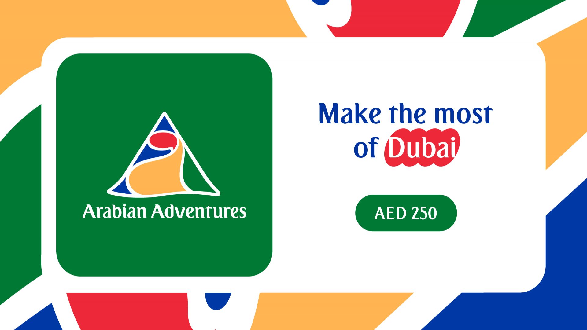 250 AED Gift Voucher from Arabian Adventures In Resort