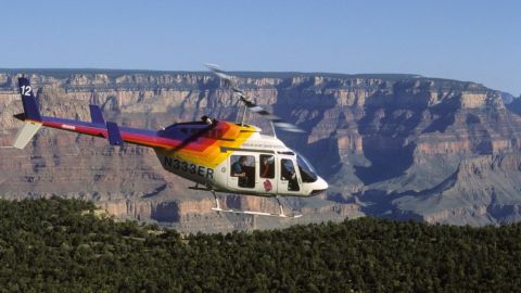 Grand Canyon South Rim Bus Tours with Helicopter Ride