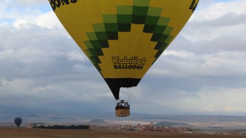 Hot Air Balloon Over Segovia