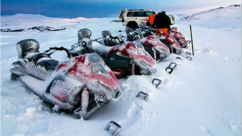 Glacier Snowmobiling Adventure with Transfers