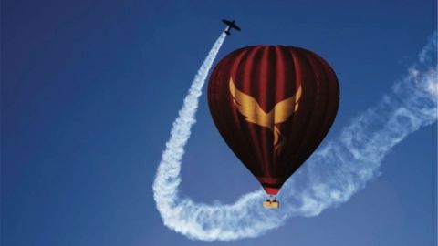 Sunrise Hot Air Balloon Hunter Aerobatic G-force Flight
