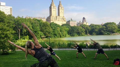 Central Park Bike Ride & Yoga Tour