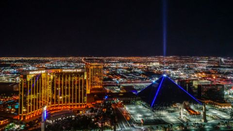 LAS VEGAS STRIP HIGHLIGHTS NIGHT FLIGHT WITH TRANSFERS