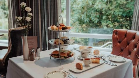 Traditional Afternoon Tea with Signature Cocktail for Two at The Dunadry Hotel & Gardens