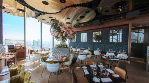20 Stories Rooftop Restaurant Three Course Lunch for Two