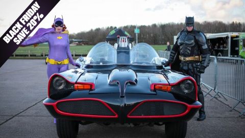 Superhero Driving Blast with High Speed Passenger Ride