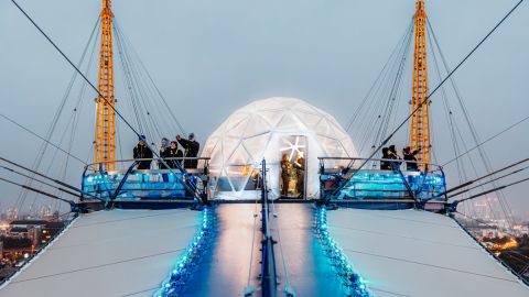 Christmas at Up at The O2 - Snow Globe Climb for Two