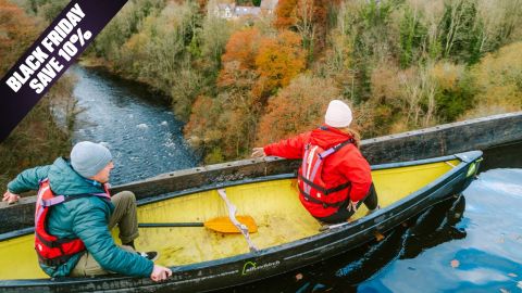 BF Offer Canoe Along the Highest Aqueduct in the World for Two