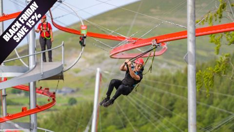 BF Offer Aero Explorer Zip Line Rollercoaster for Two at Zip World