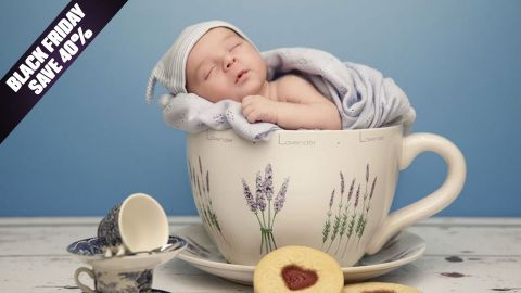 BF Offer Venture Studios Newborn Photoshoot, Image and Frame