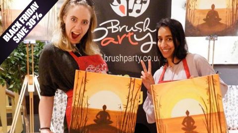 BF Offer Get Creative with a Fun Painting Class for Two at Brush Party