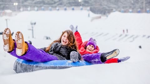 Snow Tubing at The Historic Fraser Tubing Hill