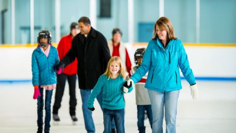 Ice Skating with Skate Rentals at IceBox Ice Rink