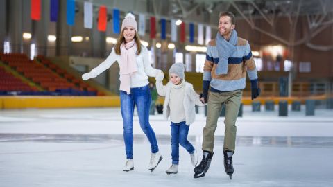 Skating Ticket with Skates to the Stephen C. West Ice Arena