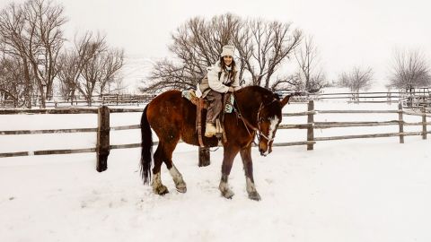 Winter Horseback Riding