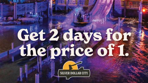 Silver Dollar City - Get 2 Days For The Price Of 1 - Theme Park Tickets