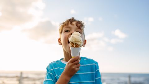 Scoop of Ice Cream on Cone