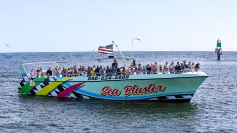 Sunset Dolphin Cruise on the Original Sea Blaster
