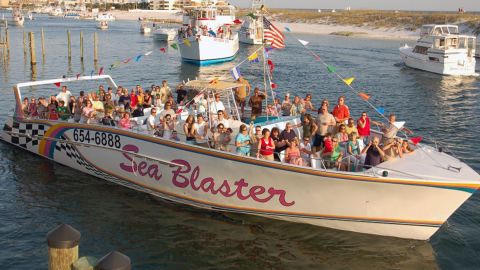 Sunset Dolphin Cruise on the Original Sea Blaster