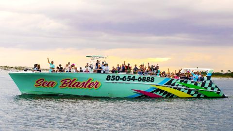 Beach Dolphin Cruise on the Original Sea Blaster
